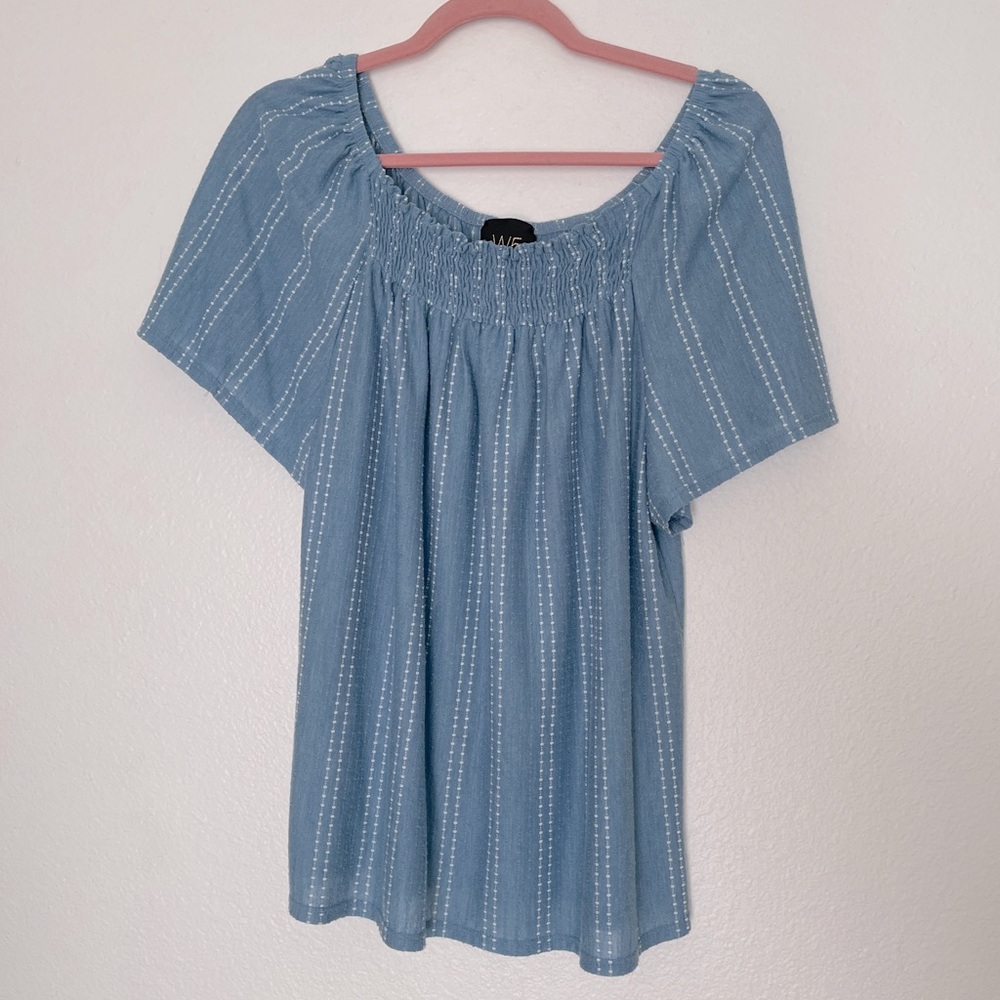 Shirt Top striped dots.